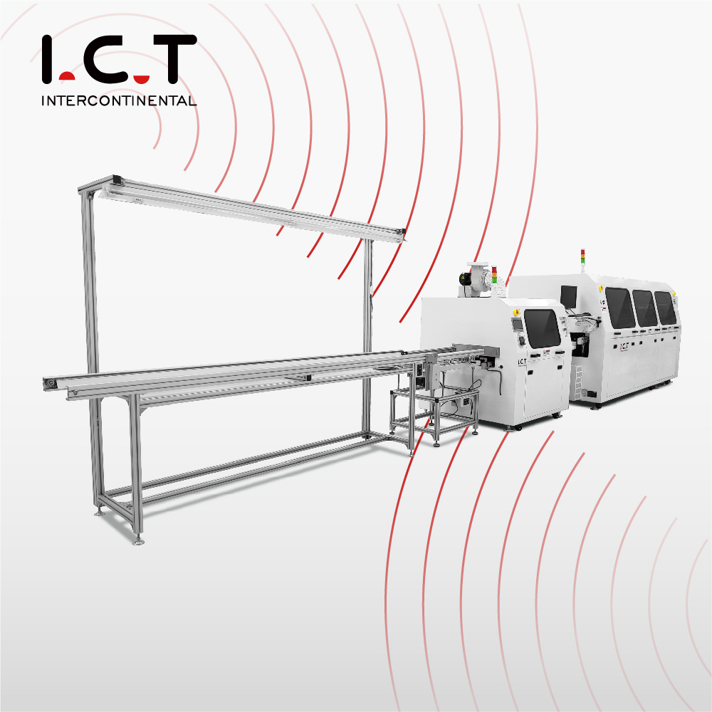 ICT-Acrab350 |Hohe Stabilität DIP PCB Stickstoffwellenlötmaschine