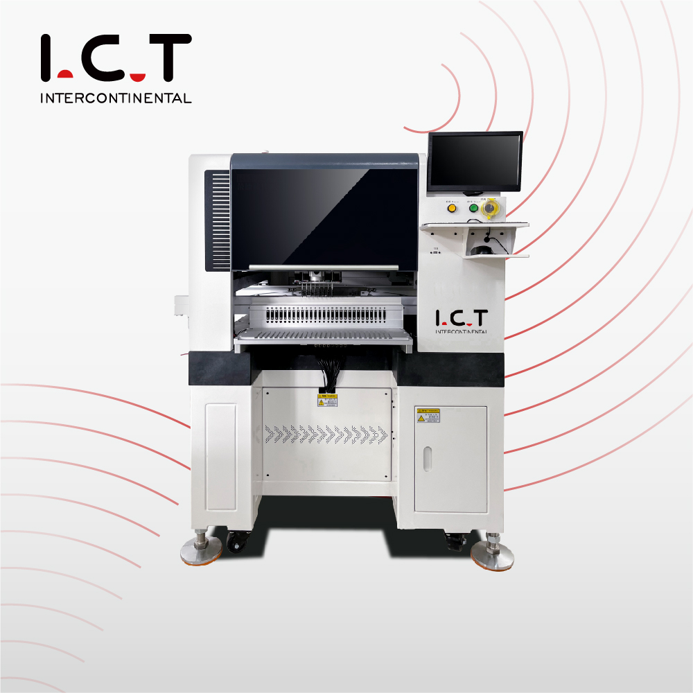IKT |LED-Chip-Montagemaschine Inline-SMD-Montage-Bestückungsmaschine mit 8 Köpfen und 66 Zuführungen