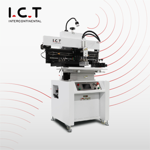 I.C.T-P3 |Halbautomatischer SMT Dual-Rakel-PCB-Drucker mit hoher Präzision