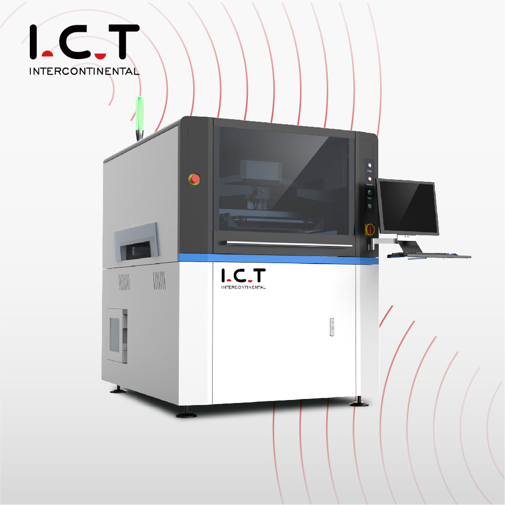 Vollautomatischer LED-Lötpasten-Online-SMT-Druckerbildschirm Modell ICT-1200