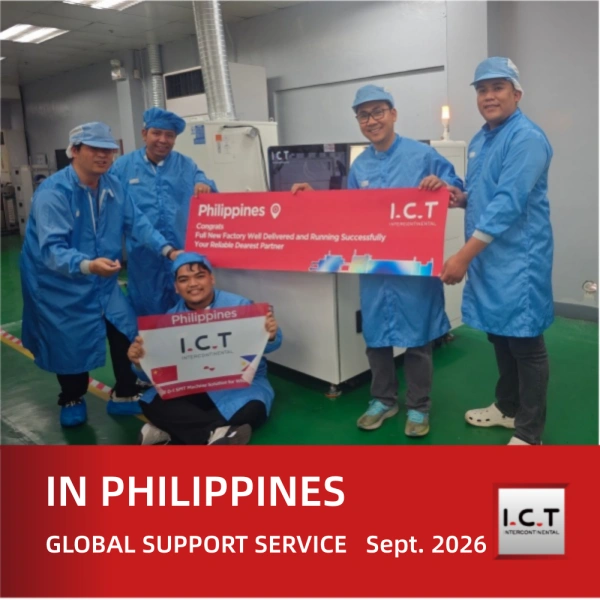 I.C.T Globaler technischer Support für PCB Nutzentrennung auf den Philippinen